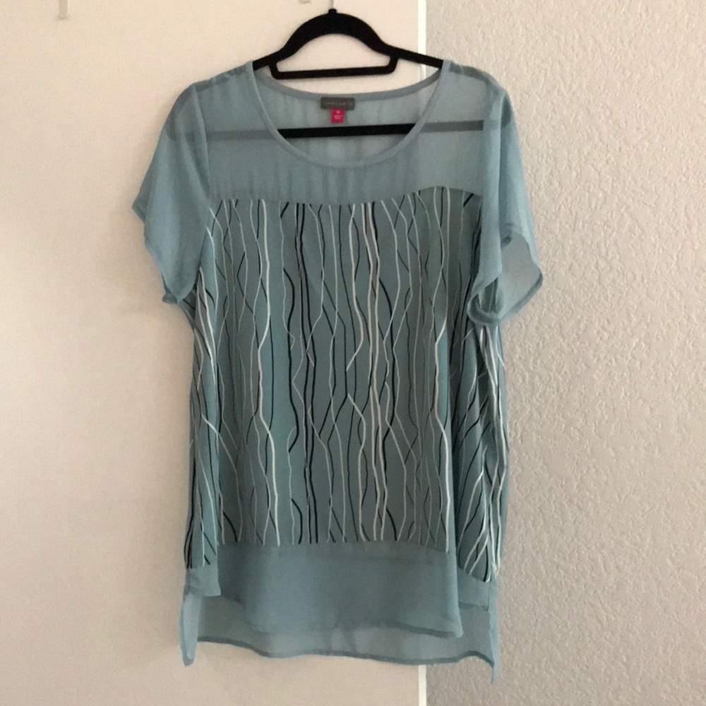 Light Blue Tunic Top
